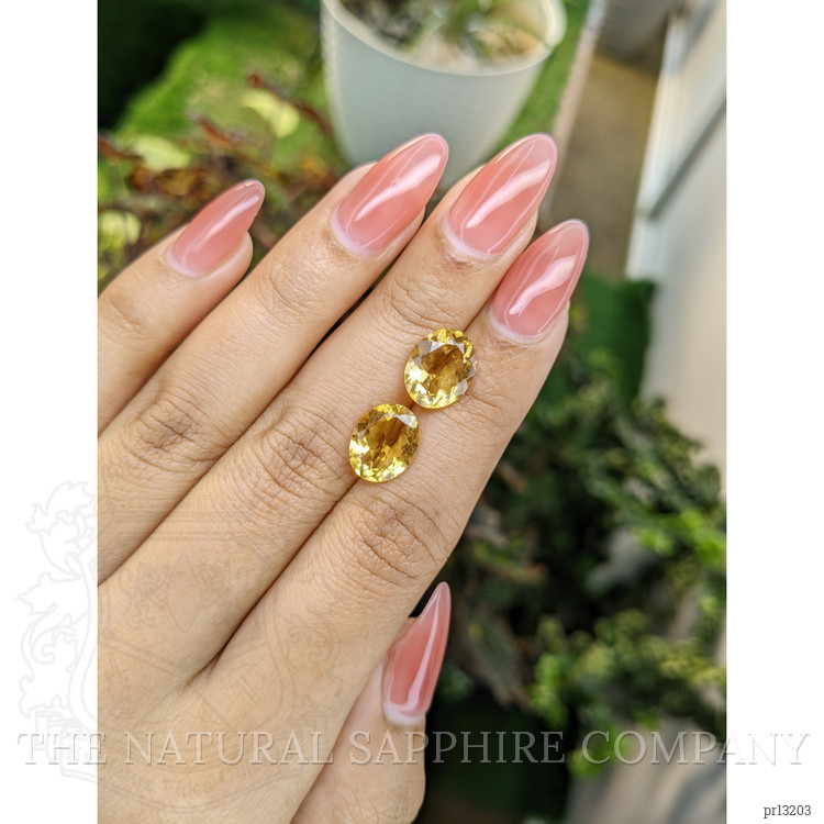 5.46 Ct.Tw. Citrine Pair from Brazil
