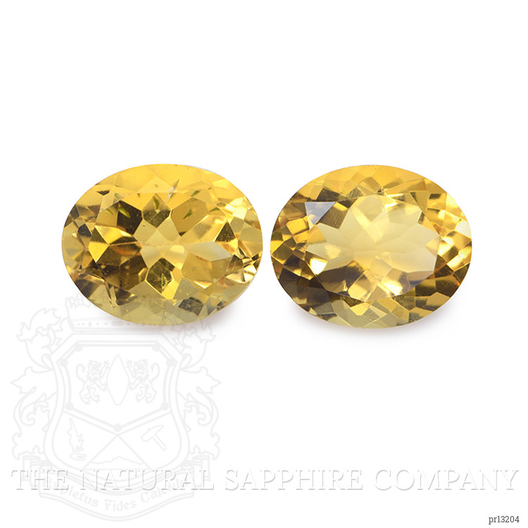 6.42 Ct.Tw. Citrine Pair from Brazil