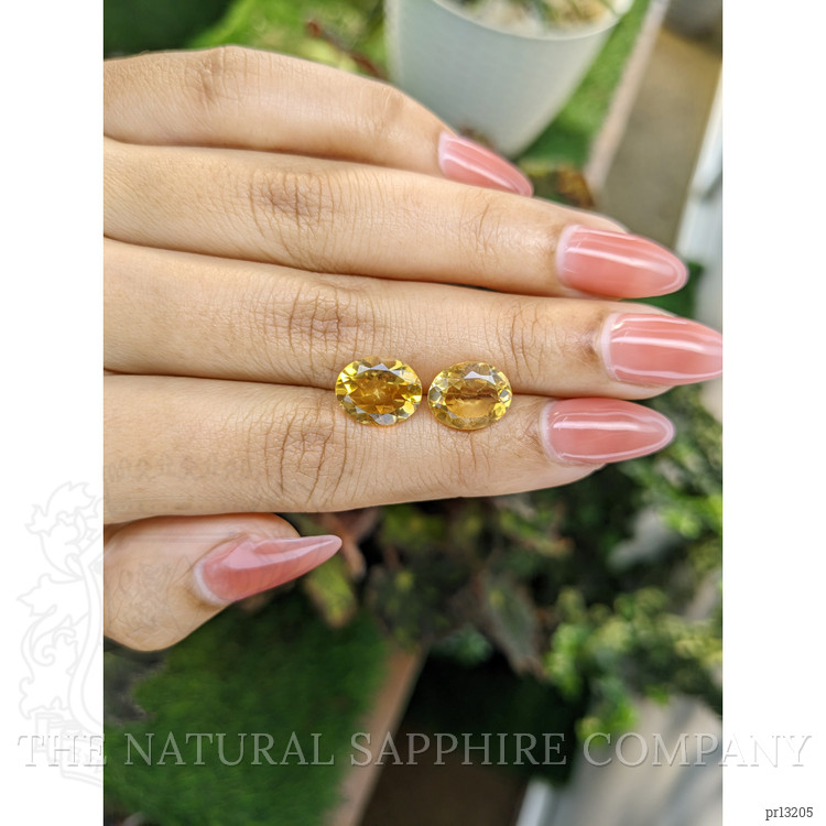 5.94 Ct.Tw. Citrine Pair from Brazil