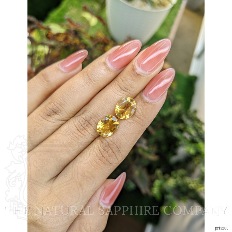 5.94 Ct.Tw. Citrine Pair from Brazil