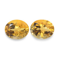 6.81 Ct.Tw. Oval Citrine Pair