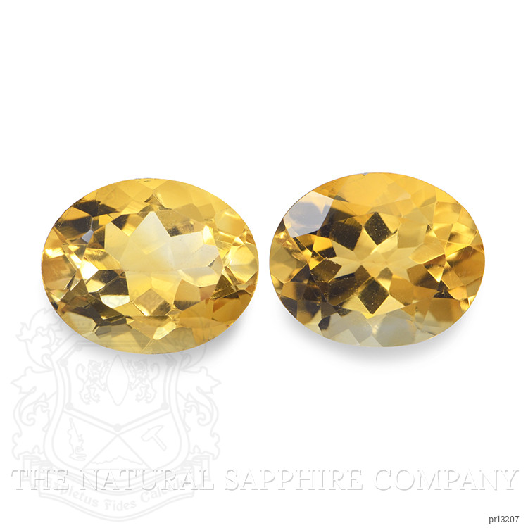 6.50 Ct.Tw. Citrine Pair from Brazil