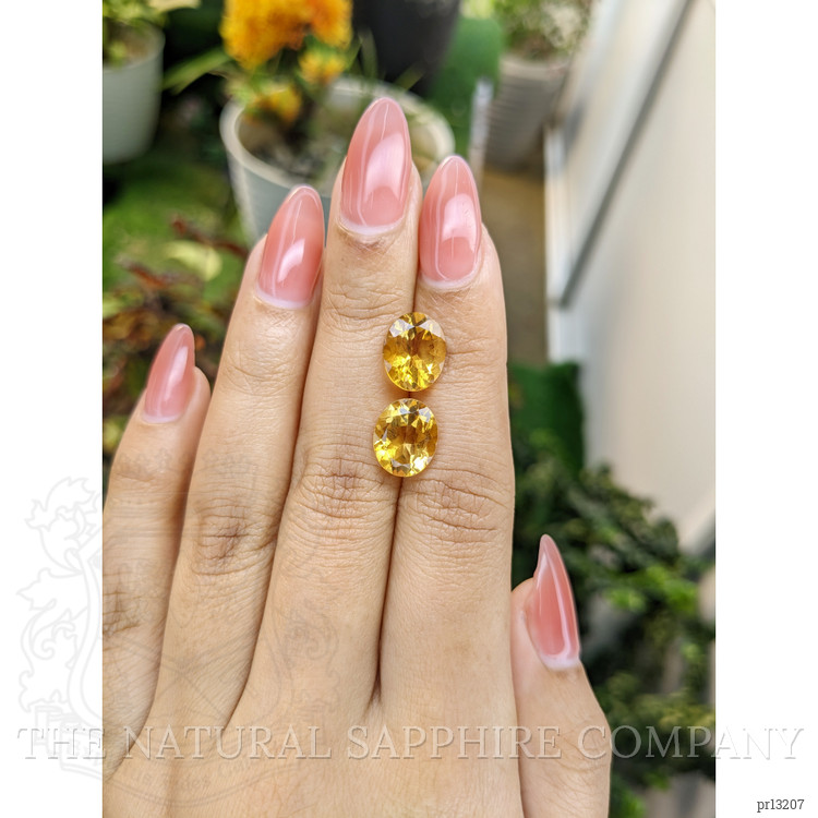 6.50 Ct.Tw. Citrine Pair from Brazil