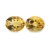 5.97 Ct.Tw. Oval Citrine Pair