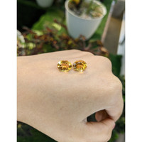 5.97&nbsp;Ct.Tw.Total Carat Weight Citrine Pair from Brazil Life Style