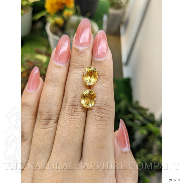 6.33 Ct.Tw. Citrine Pair from Brazil