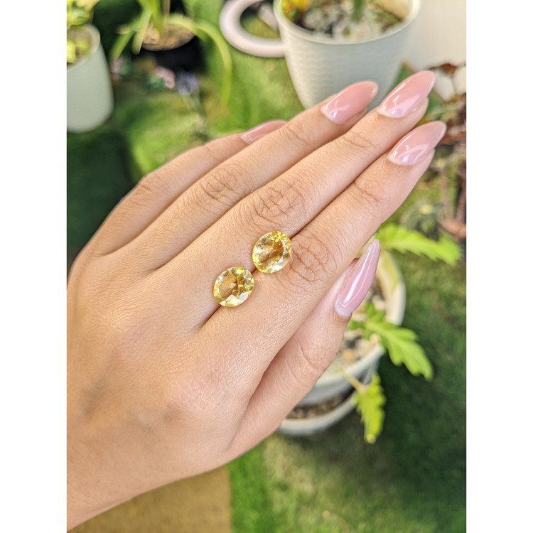 5.19 Ct.Tw. Citrine Pair from Brazil