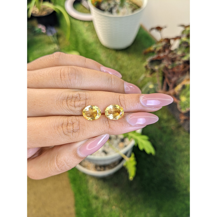 5.19 Ct.Tw. Citrine Pair from Brazil