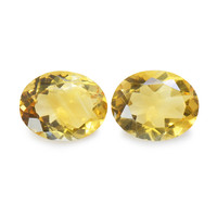 5.39 Ct.Tw. Oval Citrine Pair