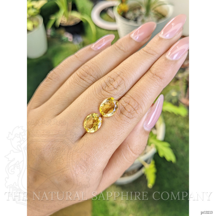 5.39 Ct.Tw. Citrine Pair from Brazil