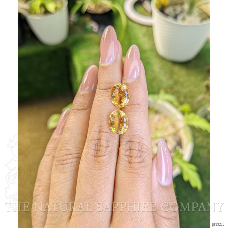 5.39 Ct.Tw. Citrine Pair from Brazil