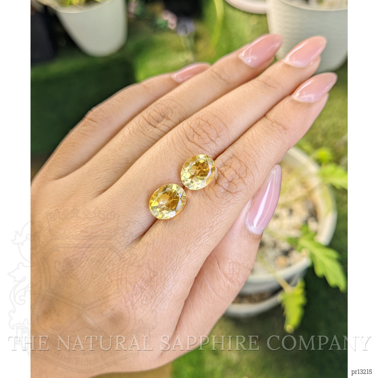6.18 Ct.Tw. Citrine Pair from Brazil