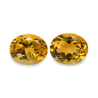 6.91 Ct.Tw. Oval Citrine Pair
