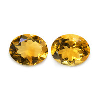6.03 Ct.Tw. Oval Citrine Pair