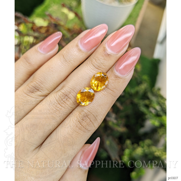 6.03 Ct.Tw. Citrine Pair from Brazil