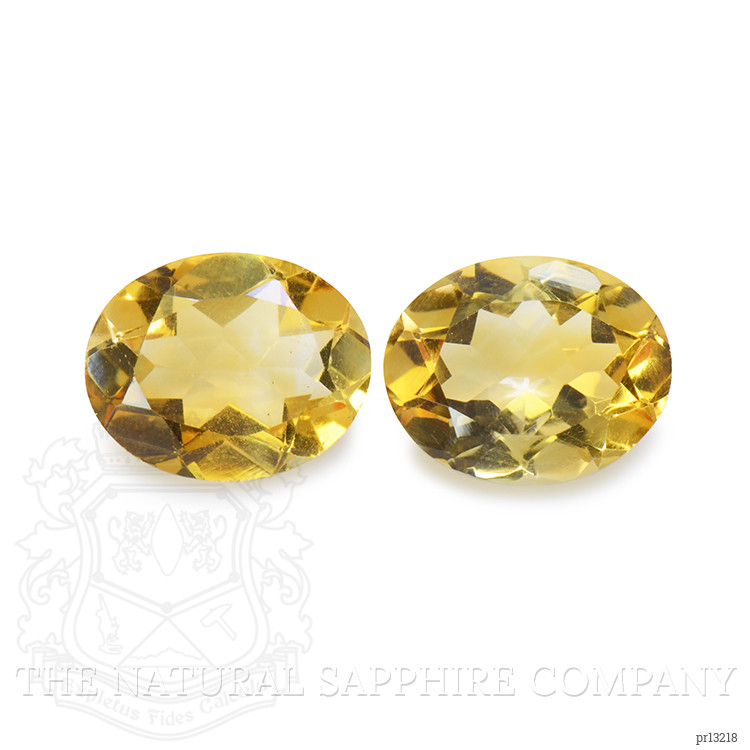 5.56 Ct.Tw. Citrine Pair from Brazil
