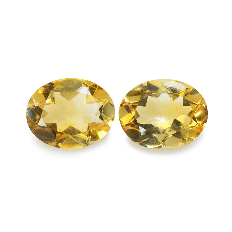 5.56 Ct.Tw. Citrine Pair from Brazil