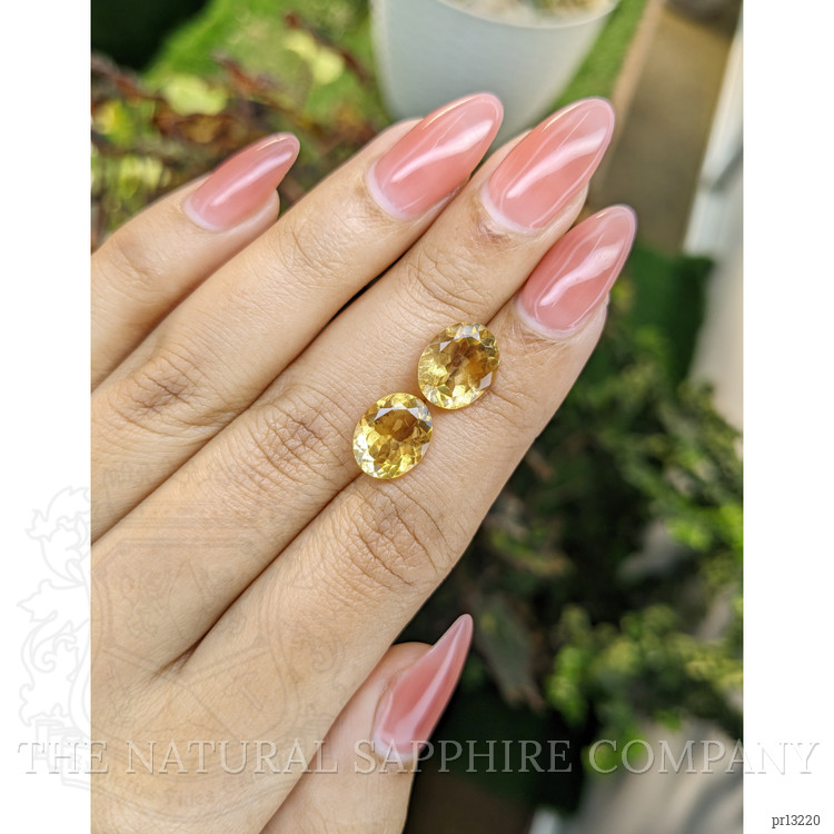 5.90 Ct.Tw. Citrine Pair from Brazil