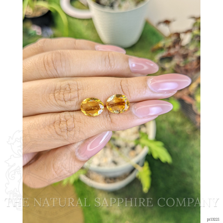 4.60 Ct.Tw. Citrine Pair from Brazil