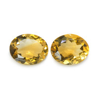 5.38 Ct.Tw. Oval Citrine Pair