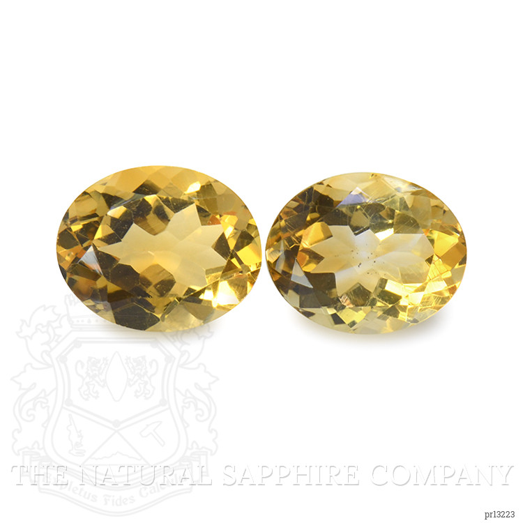 6.11 Ct.Tw. Citrine Pair from Brazil