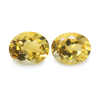 7.39 Ct.Tw. Oval Citrine Pair