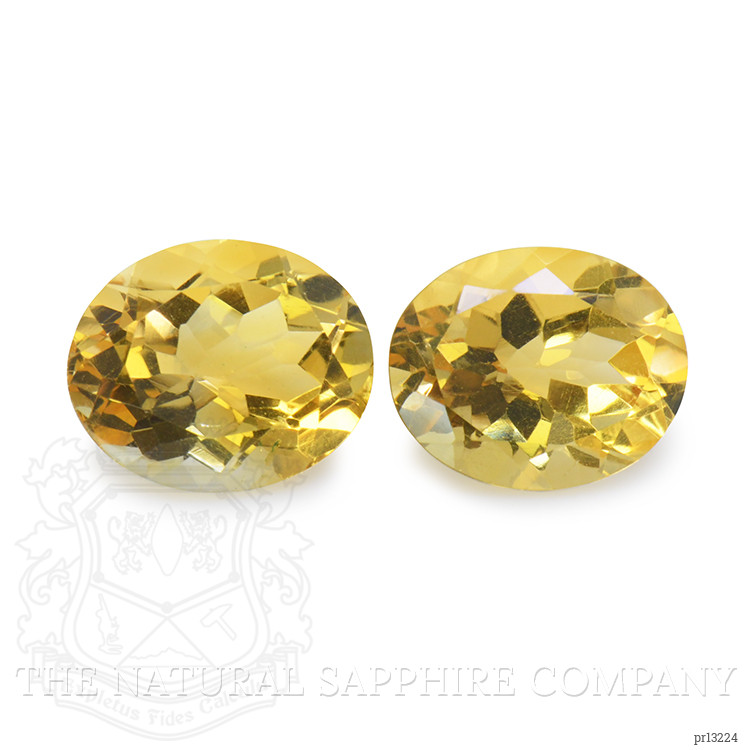 7.39 Ct.Tw. Citrine Pair from Brazil