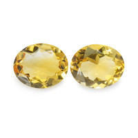 5.63 Ct.Tw. Oval Citrine Pair