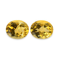 6.74 Ct.Tw. Oval Citrine Pair