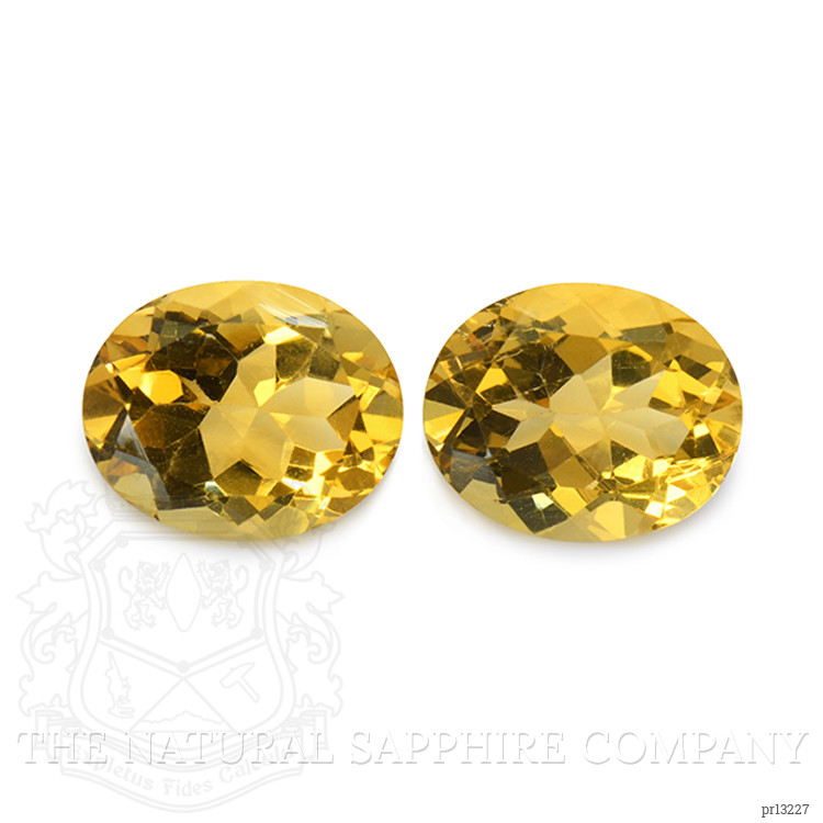 6.74 Ct.Tw. Citrine Pair from Brazil