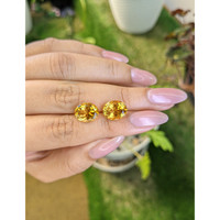 6.74&nbsp;Ct.Tw.Total Carat Weight Citrine Pair from Brazil Life Style