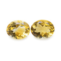 6.34 Ct.Tw. Oval Citrine Pair