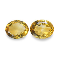 5.91 Ct.Tw. Oval Citrine Pair