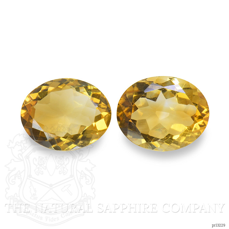 5.91 Ct.Tw. Citrine Pair from Brazil