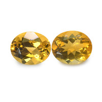6.55 Ct.Tw. Oval Citrine Pair