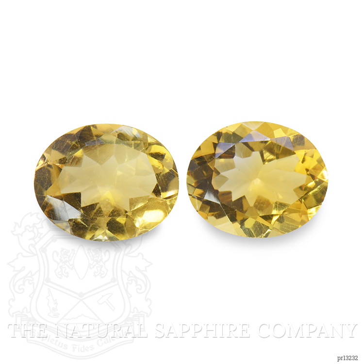 6.58 Ct.Tw. Citrine Pair from Brazil