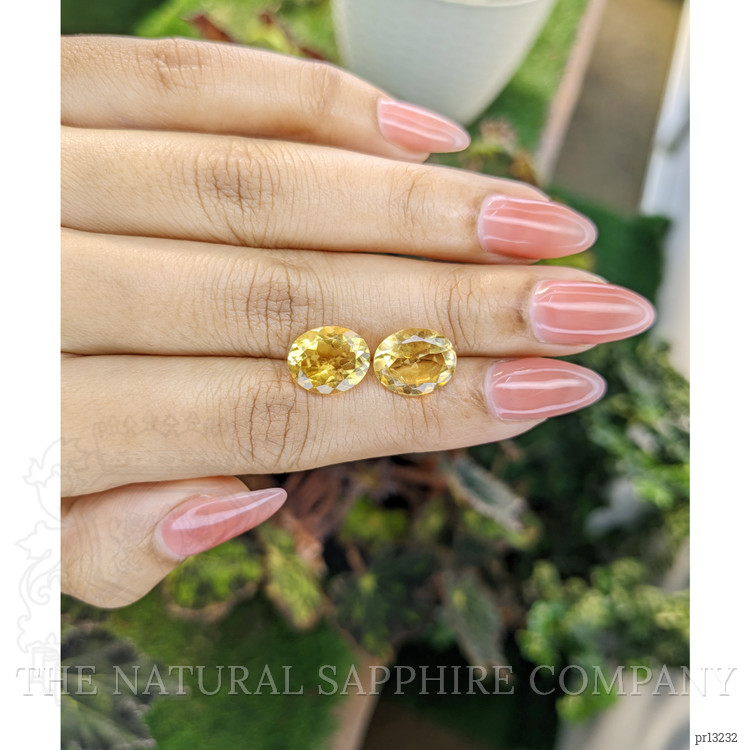 6.58 Ct.Tw. Citrine Pair from Brazil