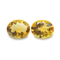 6.14 Ct.Tw. Oval Citrine Pair