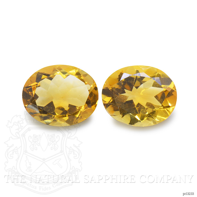 6.14 Ct.Tw. Citrine Pair from Brazil