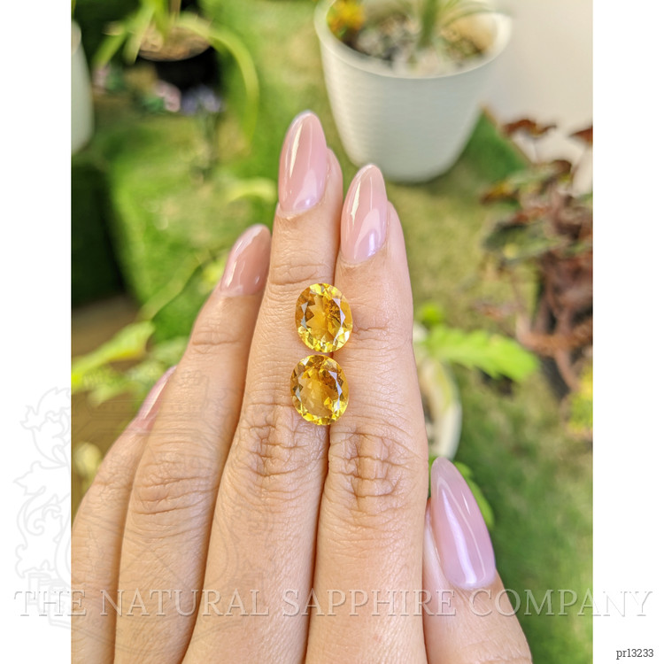 6.14 Ct.Tw. Citrine Pair from Brazil