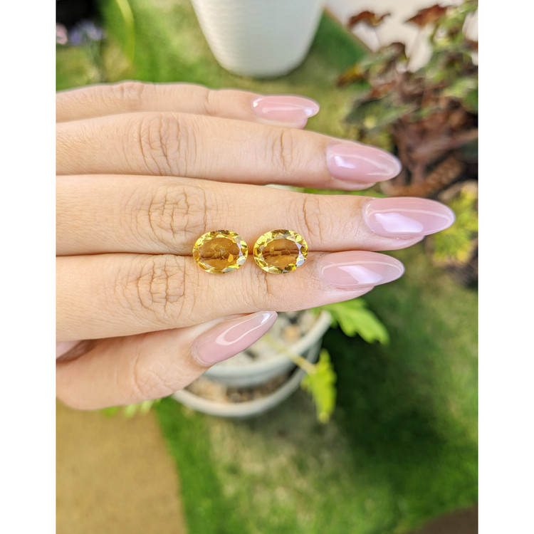 5.04 Ct.Tw. Citrine Pair from Brazil
