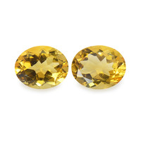 6.20 Ct.Tw. Oval Citrine Pair