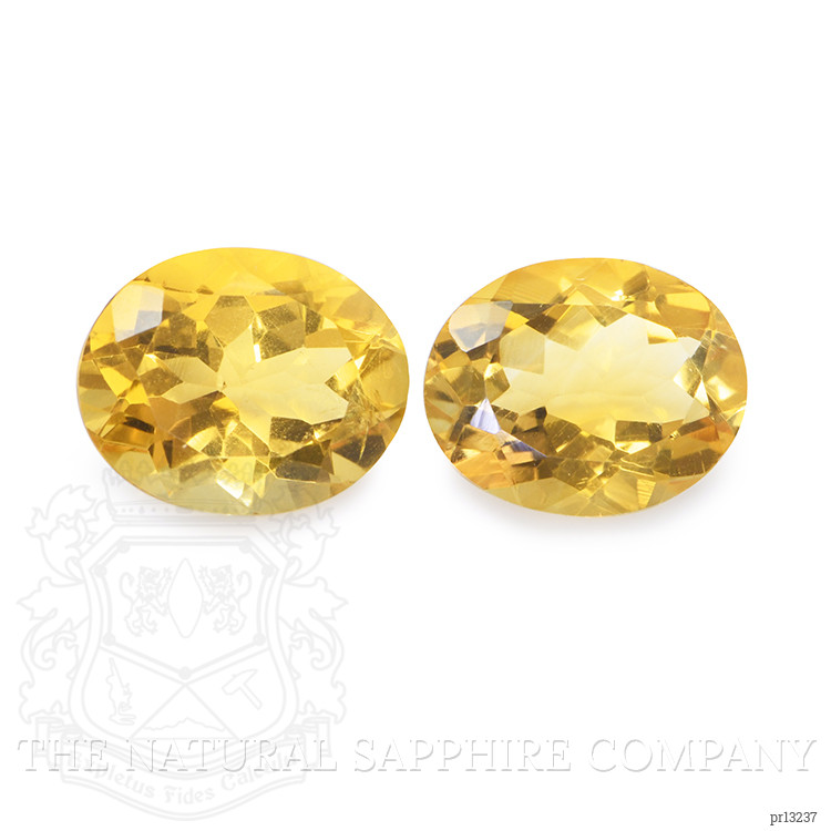6.47 Ct.Tw. Citrine Pair from Brazil