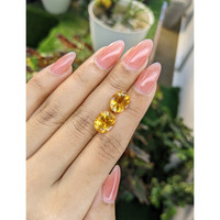 6.47&nbsp;Ct.Tw.Total Carat Weight Citrine Pair from Brazil Life Style