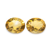 5.38 Ct.Tw. Oval Citrine Pair