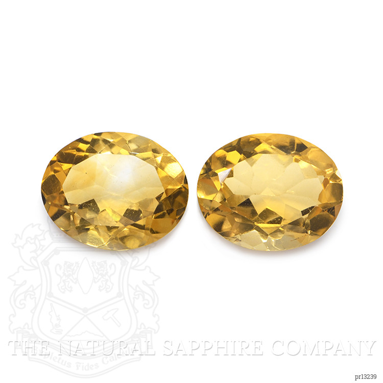 5.38 Ct.Tw. Citrine Pair from Brazil