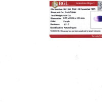 12.01&nbsp;Ct.Tw.Total Carat Weight Cabochon Agate Pair from Namibia Scan Report