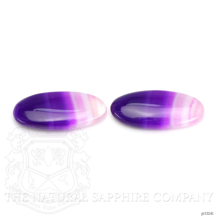 12.01 Ct.Tw. Cabochon Agate Pair from Namibia