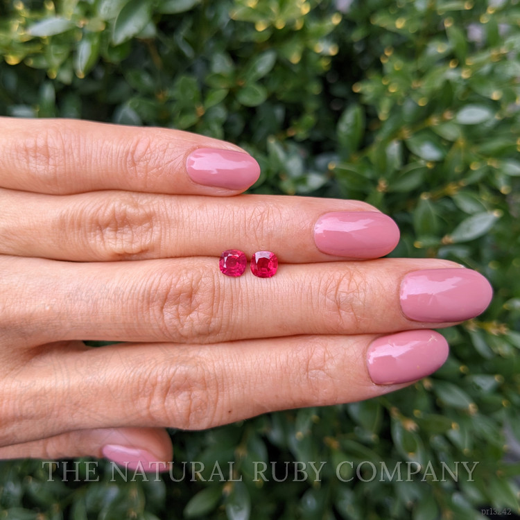 1.03 Ct.Tw. Ruby Pair from Mozambique