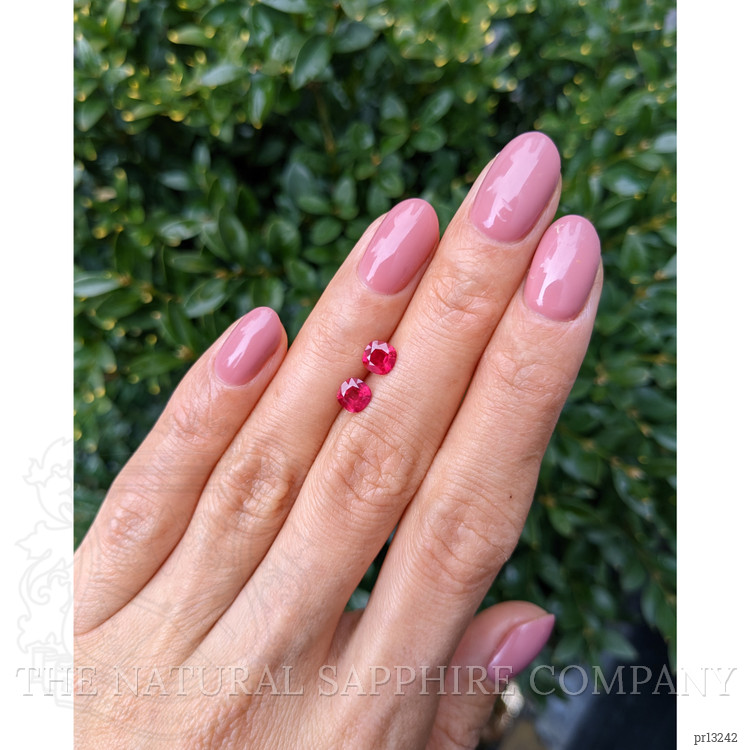 1.03 Ct.Tw. Ruby Pair from Mozambique